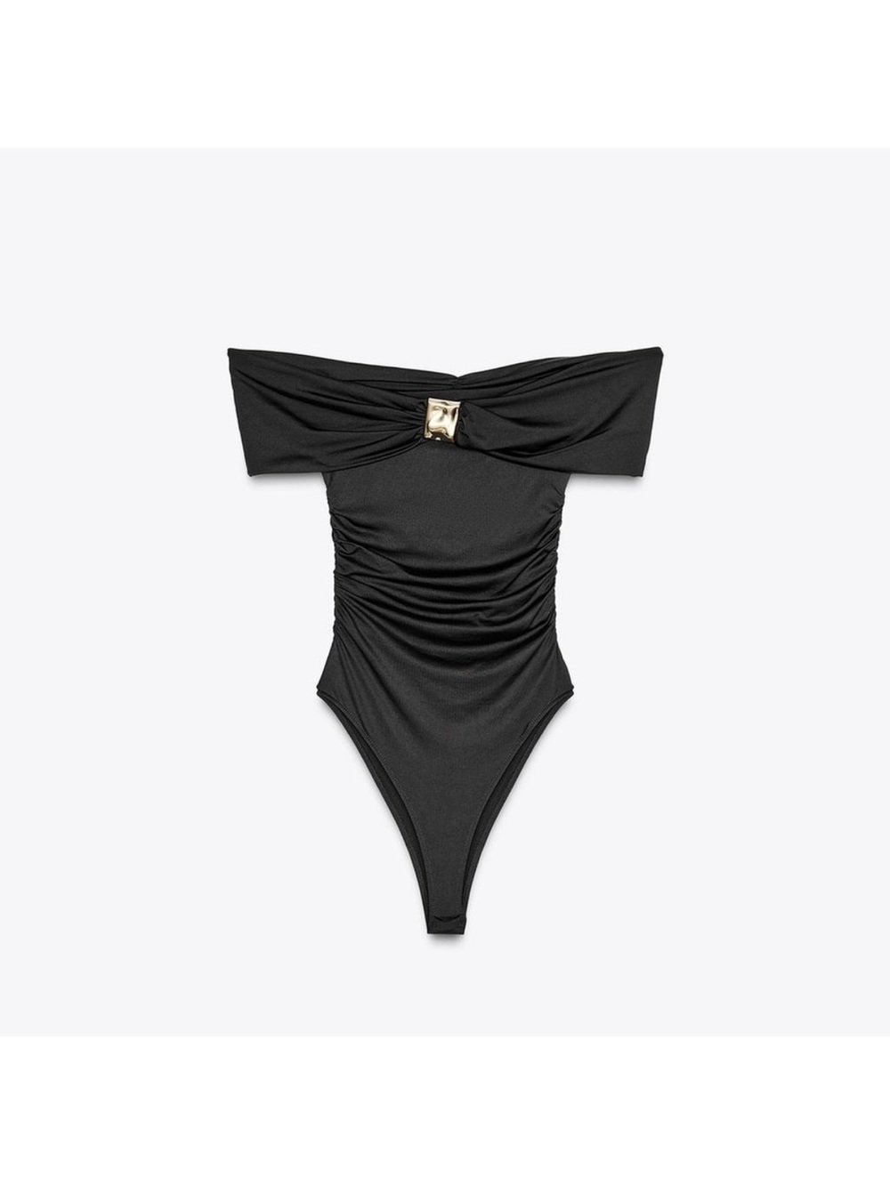 Zara polyamide bandeau bodysuit